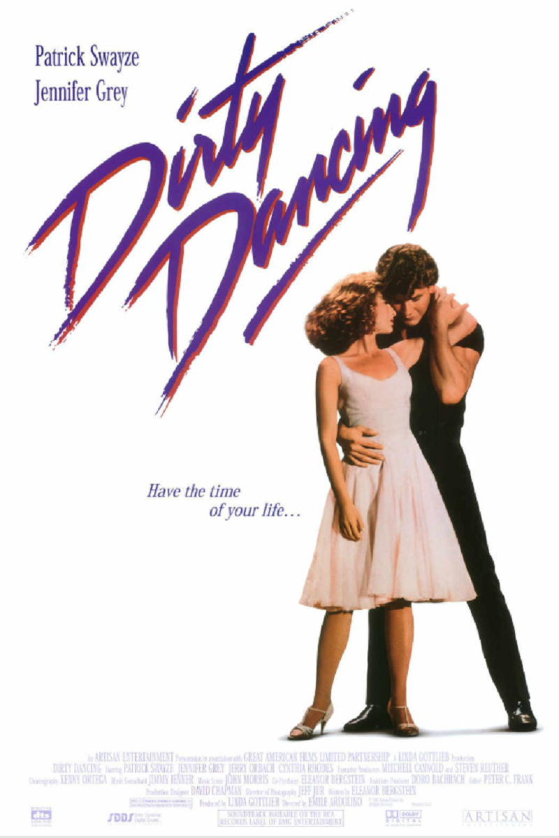 Affiche de Dirty Dancing (1987) avec Jennifer Grey et Patrick Swayze